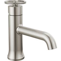 Delta Trinsic Single Hole Bathroom Faucet Stainless Steel, Grey, Nickel