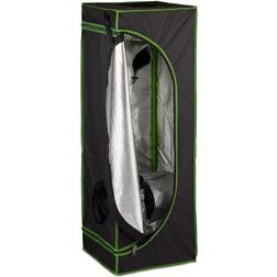 Relaxdays Grow Tent Plant Cultivation 120 x 60 x 60 cm Black/Green