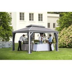 Sojag Monaco Champagne Gazebo Hardtop/Metal/Steel