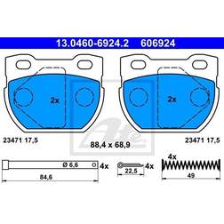 ATE Bromsbeläggssats, skivbroms 13.0460-6924.2