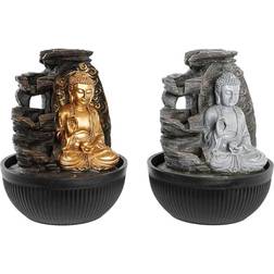 Dkd Home Decor Fontana 21 Buddha Harpiks Orientalsk Dekorationsfigur