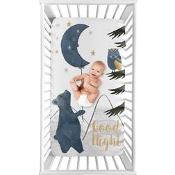 Sweet Jojo Designs Woodland Bear and Owl Boy or Girl Photo Op Fitted Crib