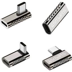 4smarts USB-C USB-C Vinkel Adaptersæt 4 stk.