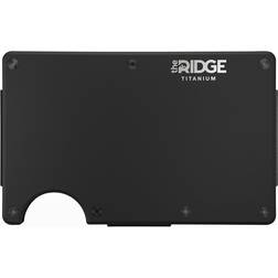 The Ridge Minimalist Slim Wallet For Men RFID Blocking Front Pocket Credit Card Holder Titanium Money Clip Matte