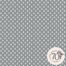 Laura Ashley Trefoil Wallpaper Slate Grey