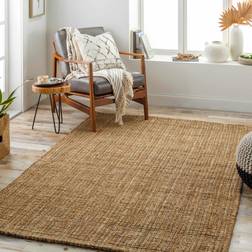 Hauteloom Jute Rug Fiber Jute Farmhouse Beige, Brown, Natural