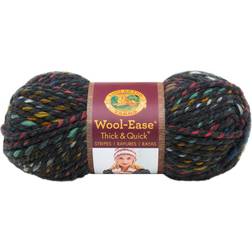 Lion Brand Wool-Ease Thick & Quick Yarn-Bedrock Stripes