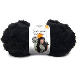 Lion Brand Yarn Go For Faux Thick & Quick-Black Panther