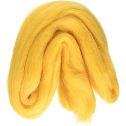 Clover Natural Wool Roving .3oz-Gold