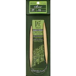 Clover Takumi Bamboo Circular Knitting Needles 24 Size 15 10mm