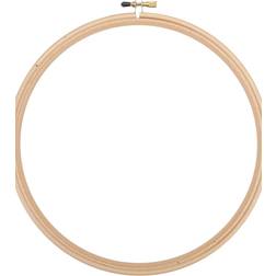 Natural Frank A. Edmunds Wood Embroidery Hoop W/Round Edges 10"