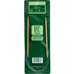 Clover Takumi Bamboo Circular Knitting Needles 36"-Size 15/10mm