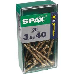 Spax Yellox Trä Platt Huvud 4.5 x 50 mm Set of 30