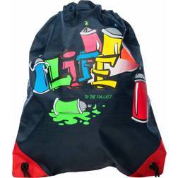 Walser KidsExperts, Rucksack, Turnbeutel Graffiti blau, Blau
