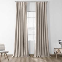 Exclusive Fabrics & Furnishings Hazelwood Beige Rod Pocket Sheer