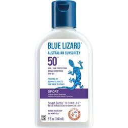 Blue Lizard Sport SPF 50+ Mineral-Based Sunscreen Lotion Broad