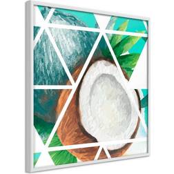 Artgeist Affisch Coconut Square Poster