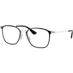 Ray-Ban Kids 0RY1056 til Børn Rektangulære Silver Tilgængelige linser: Enkeltstyrkeglas Flerstyrkeglas