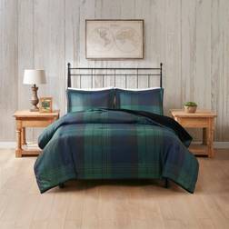 Woolrich Bernston Down Alternative Bedspread Green, Black