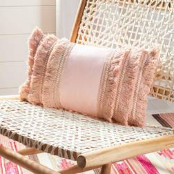 Safavieh Grema Boho Fringe Complete Decoration Pillows Pink