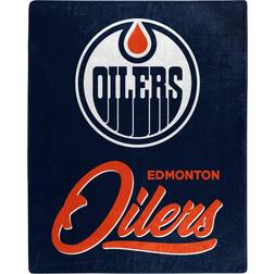 Northwest NHL Edmonton Oilers Raschel Blankets Black, Blue