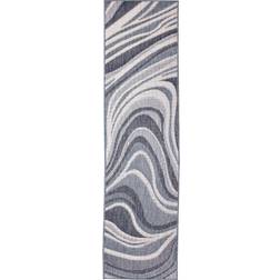 Liora Manne Malibu Waves Indoor/Outdoor Blue, Gray