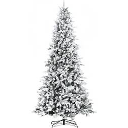 Homcom 7 Foot Pine Snow Flocked Artificial Christmas Tree