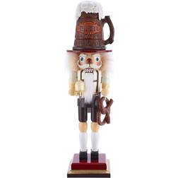 Kurt Adler 17.5 Inch Beer & Pretzel Hollywood Nutcracker Cascanueces