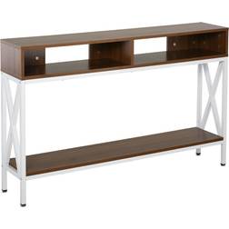 Homcom Industrial Style Entryway Console Table