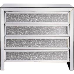 Elegant Lighting MF92013 Modern Glass Cabinet