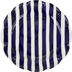 Vietri Amalfitana Stripe Round Platter Fuente de servicio