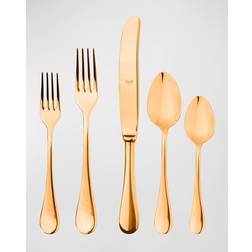 Mepra Brescia Oro 5 Piece Place Setting Juego de cubiertos