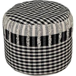 LR Home Black/Natural Pouffe