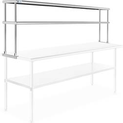 72 NSF Stainless Steel 2-Tier Wall Shelf