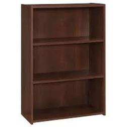 Monarch Specialties 36" H Cherry Book Shelf