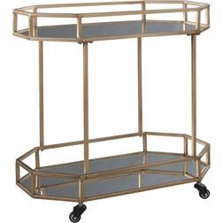 Ashley Daymont Bar Cart Gold Finish Trillebord