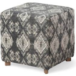 Mercana Pallu Dhurrie Cotton Cover Foot Stool