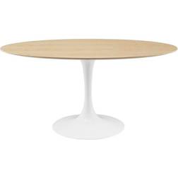 modway Lippa Collection EEI-5195-WHI-NAT Dining Table