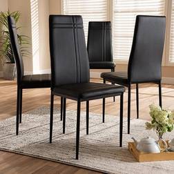 Baxton Studio Matiese Collection 112157-6-BLACK Kitchen Chair 4