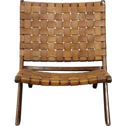 Stylecraft Brown Basket Weave Lounge Chair