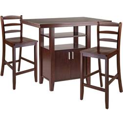 Winsome Wood Walnut Albany Bar Stool 3