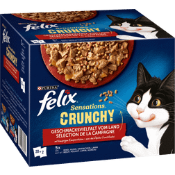 Felix Sensations Crunchy Crumbles 20 x 85 g + Topping 2 x 40 g