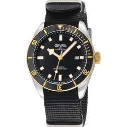 Gevril Yorkville Automatic Sellita SW200 Black Dial Nato Watch