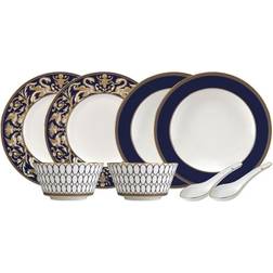 Wedgwood Renaissance Gold Four Piece Place Setting, Set of 2 Juego de Vajilla