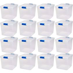 Homz Quart Heavy Duty Clear Storage Box