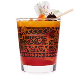 Libbey Tiki Kahiko Rocks Tumbler