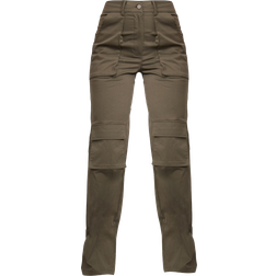 PrettyLittleThing Twill Pocket Detail High Waist Cargo Trousers - Khaki