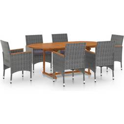 vidaXL 7-tlg. Poly Essgruppe