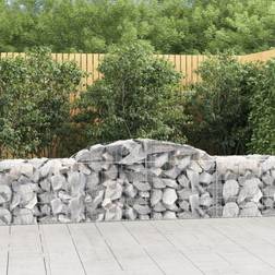 vidaXL Panier De Gabions Arqué 300x50x60/80 cm