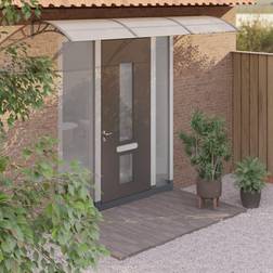 vidaXL Grey Gray Door Canopy 300 x 75 cm